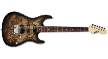 ESP SNAPPER CTM ROSEWOOD NEBULA BLACK BURST